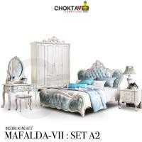ราคา ชุดห้องนอนวินเทจ หลุยส์ เจ้าหญิง เซ็ต5ชิ้น (Platinum White Series) รุ่น MAFALDA-I : A3 [Pick Collection] (17380263461)