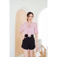 ราคา เสื้อเชิ้ตแขนสั้น เสื้ิผ้าชีฟอง (27152470370)