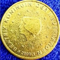 ราคา เหรียญ​ยูโร​ เนเธอแลนด์​ Netherlands, 50 Euro​Cent, ใช้แล้ว, #​1260 (14766232233)