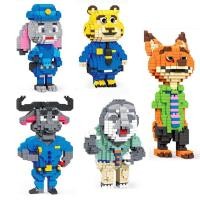 ราคา ของเล่นตัวต่อเลโก้ รูปสุนัขจิ้งจอก กระต่าย เสริมการเรียนรู้เด็ก (24034484658)