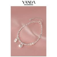 ราคา ลาว เฟิงเซียง 925 เงินหักสร้อยข้อมือเงินหญิงใหม่สไตล์จีนมุกธรรมชาติล็อคเงิน ฟู ยี่ห้อสร้อยข้อมือสร้อยข้อมือเงินแท้ (42067640423)