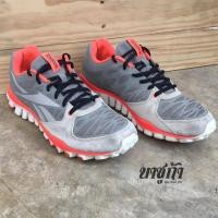 ราคา Reebok /สี เทา-ส้ม /เบอร์ 39 EUR (รองเท้ามือสอง) (28322864179)