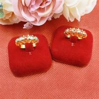 ราคา แหวนเพชรซีก เสริมดวง เสริมโชค เสริมบารมี แหวนเพชร แหวนฝังเพชร เครื่องประดับ ใส่อาบน้ำได้ ใส่ออกงานได้ แหวนทองเหลืองแท้ (18504948415)