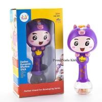ราคา ProudNada Toys ของเล่นเด็กเขย่ามือหน้าตุ๊กตา(สีม่วง) Huile NO.3101-7 (692442330)
