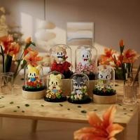 ราคา ดอกไม้เลโก้ lego ดอกไม้ กุหลาบดอกไม้ที่เก็บรักษาไว้สัตว์เลี้ยงน่ารักสวนอนุภาคขนาดเล็กอาคารบล็อกประกอบเข้ากันได้เลโก้ชายหญิงของเล่นเด็กของขวัญ (49650161008)