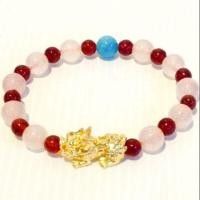 ราคา สร้อยข้อมือหินโรสควอตซ์ ( หินสีชมพู) (5001141896)