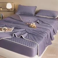 ราคา เสื่อเย็นผ้าไหมน้ำแข็งสีม่วง ชุดสี่ชิ้นและสามชิ้นสำหรับเตียง เหมาะสำหรับฤดูร้อน (24246994173)
