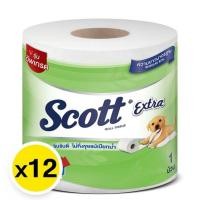 ราคา Scott สก๊อตต์ เอ็กซ์ตร้า กระดาษชำระ บิ๊กโรล ยาวพิเศษ (สีเขียว12ม้วน) กระดาษทิชชู่ ทิชชู่ กระดาษชำระ (28956951737)