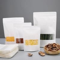 ราคา สีขาวถุงกระดาษคราฟท์ฝ้าหน้าต่างสี่เหลี่ยมถุง ซิปล็อก ถุงบรรจุภัณฑ์ของขวัญถุงซิปสีขาวเชื้อราถุงปิดผนึก (44224932329)