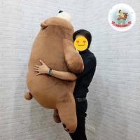 ราคา ตุ๊กตาตัวนิ่มหมีน้ำตาลเข้ม 150cm (852183842)