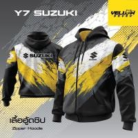 ราคา Yellow7 ลาย SUZUKI เสื้อฮู้ด (29571229540)