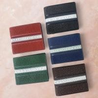 ราคา กระเป๋าสตางค์หนังปลากระเบนหนามยาว หนังกระเบนแท้ (699619006)