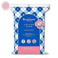 ราคา สำลีแผ่นรีดขอบ Karisma 100 แผ่น สำหรับผิวแพ้ง่าย แคริสม่า สำลีแผ่นชนิดรีดข้าง สำลีรีดขอบ สำลีแผ่น สำสีฝ้าย สำลี (843839708)