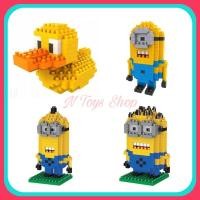 ราคา เลโก้นาโนไซส์ M LNO 001-003 - Minion 3 แบบ และ Boyu 8200A - เป็ดเหลือง (6479184473)