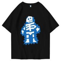 ราคา Hivaba Oversize ze Skeleton Tshirt / เสื้อยืด Unisex Streetwear Distro * (43772060049)