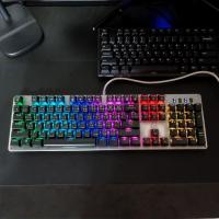 ราคา KEYBOARD (คีย์บอร์ด) HP GAMING GK100S [RGB] (THAI) มือสอง MECHANICAL BLUE SWITCH (24831256090)