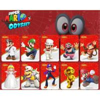 ราคา Nintendo Switch 1/2 การ์ด NFC Amiboo ของ Super Mario Odyssey ชุดเต็ม 10 สำหรับเกมสวิตช์ (28590188705)