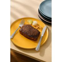 ราคา จาน จานสเต็ก จานข้าว จานเซรามิค จานสเต็กวนขอบ สำหรับใส่สเต็กและผักเคียง กว้าง10นิ้ว (43601448984)