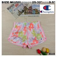 ราคา B119กางเกงกีฬาขาสั้นเด็กผู้หญิง champion SIZE 150 รอบเอว 26-32 นิ้ว สินค้ามือสองผ้าดี้ดี⭐ (21293582221)