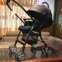 ราคา รถเข็นเด็กสุดหรู Aprica รุ่น luxuna ไฮซีท มือ2จากญี่ปุ่น สภาพใหม่ ออโต้ 4ล้อ รุ่นใหม่ ซัพพอร์ตแท้ มาครบ (2195898706)