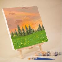 ราคา การวาดภาพดิจิตอล 20*20CM ภาพทิวทัศน์ DIY ภาพระบายสีตามตัวเลข ภาพวาดสีน้ำมันดิจิตอล ภาพวาดสีน้ำมันดิจิตอลใส่กรอบ (29252048877)