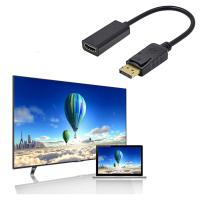 ราคา FSU Cable Adapter Converter Display Port Male to HDMI Female 1080P FHD - DP1IN4 (28693077932)