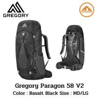 ราคา Gregory Paragon 58 ลิตร V2 #Basalt Black เป้ท่องเที่ยว เดินป่า Backpacking Men (15686663182)