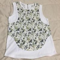 ราคา Alumnus เสื้อยืดแขนกุด ตัวยาว ลายใบไม้สีเหลือง (996076220)