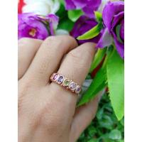 ราคา แหวนนากนพเก้าสีม่วง#แหวนนาก#แหวนพลอยสีม่วงอ่อน (15676466299)