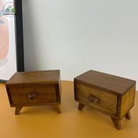 ราคา ลิ้นชักใส่นามบัตร ตู้ไม้สัก ตู้ไม้สักจิ๋ว ลิ้นชักไม้สัก แบบ 1 ชั้น เก็บเครื่องประดับ มีขา (17246254590)