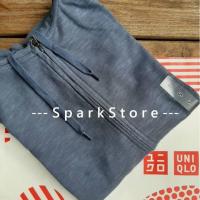 ราคา [ใหม่][ใหม่] เสื้อแจ็คเก็ตมีฮู้ดสีน้ําเงิน Uniqlo Airism UV Cut (6282178862)