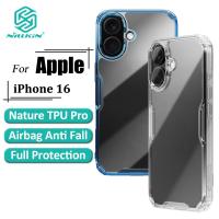 ราคา เคส Nillkin Nature Pro สําหรับ iPhone 16 เคสบางเฉียบหรูหรา Soft TPU ถุงลมนิรภัยโปร่งใสกันกระแทกฝาหลัง (26011431579)