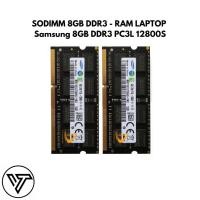 ราคา SODIMM 8GB DDR3 - RAM LAPTOP Samsung 8GB DDR3 PC3L 12800S (53651877613)