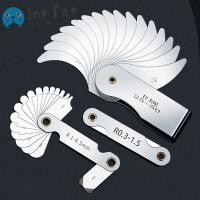 ราคา JANFAT Radius Gauge, R0.3-1.5/R1-7/ R7.5-15/ R15.5-25 Arc เครื่องมือวัดตัวอย่าง R Gauge, แบบพกพาสกรู Pitch สแตนเลสรัศมี Fillet Gage สําหรับเครื่องมือและ Die Makers ตรวจสอบ (40921001174)