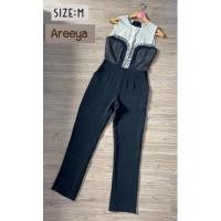 ราคา จั้มสูทขายาว งานป้าย Areeya size:M (14248974454)