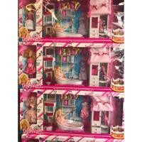 ราคา ชุดอ่างน้ำบาร์บี้+ตู้เสื้อผ้า+เตียงนอน (473619443)