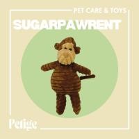 ราคา Sugarpawrent ตุ๊กตาของเล่น รูปลิงสีน้ำตาล สำหรับสุนัข (27077302790)