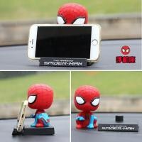 ราคา ที่วางมือถือ ที่วางโทรศัพท์มือถือ แท่นวางมือถือ ที่วางมือถือในรถ ตุ๊กตาสไปเดอร์แมน มาร์เวล marvel spiderman mobileholder (1479523027)