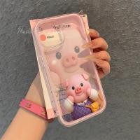 ราคา การ์ตูน หมูสีชมพู น่ารัก กรณีสำหรับไอโฟน13 11 16 15เคสมือถือ case for iPhone16ProMax 15PLUS/14/13/12 pm/11pro/XS Max/XR (43010899012)
