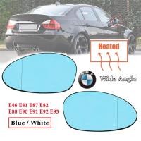 ราคา สีฟ้าสีขาว Heated HD กระจกมองข้างมุมกว้างสําหรับ BMW E46 E81 E87 E82 E88 E90 E91 E92 E93 กระจกมองหลังกระจกด้านหลัง (18787687171)