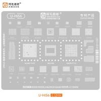 ราคา AMAOE U-HIS6 BGA Reballing Stencil สําหรับ Huawei Mate60 Pro Mate60Pro + Nova12Pro Kirin 8000 9000s HI36A0 HI6290 CPU RAM ดีบุกสุทธิ (40926334709)