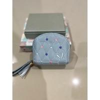 ราคา Sale ลด ล้างสต๊อกกระเป๋าสตางค์ใบสั้นซิปรอบสองซิป สีฟ้า แบรนด์ Forever young (19888975841)