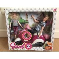 ราคา ตุ๊กตาบาร์บี้+เคน พร้อมรถมอเตอร์ไซค์ มีเสียง มีไฟ พร้อมถ่าน (13066422184)