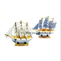 ราคา เรือสำเภา เรือจำลองสำหรับตั้งโต๊ะโชว์ เสริมฮวยจุ้ย (2544801294)
