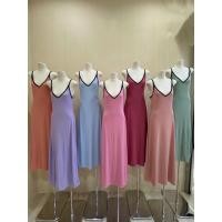 ราคา เดรสสายเดี่ยวเนื้อผ้ายืดนิ่ม (42217429393)