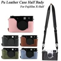 ราคา เคสกล้องหนัง Pu ครึ่งฝาครอบสําหรับ FujiFilm X-Half X Half (44270422519)