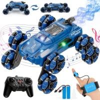 ราคา Cool 8 ล้อ Gesture Control RC Stunt Car, ของขวัญวันเกิดของขวัญของเล่นสําหรับ 6 7 8-12 13 14 ปีเด็ก , 2.4Ghz ควบคุมมือรีโมทคอนโทรลเปลี่ยนรถดริฟท์, สองด้าน Climbin (44369756535)