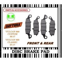 ราคา KAWASAKI VULCAN 800 CLASSIC VULCAN 900 CUSTOM CLASSIC เบรค PADS ชุด FR0NT & ด้านหลัง DAYTONA ประเภท (42417071460)