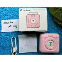 ราคา ปริ้นเตอร์พกพาไร้หมึก​ PeriPage A6 Pink + แถมกระดาษ​ + กระดาษสติ๊กเกอร์ 4 ม้วน สภาพใหม่มาก (7401334963)