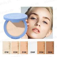 ราคา EDONLANDS Matte Pressed Powder, Matte Waterproof Pressed Setting Powder, All Skin Type Smooth Lightweight Oil Control Face Pressed Powder (47601982868)